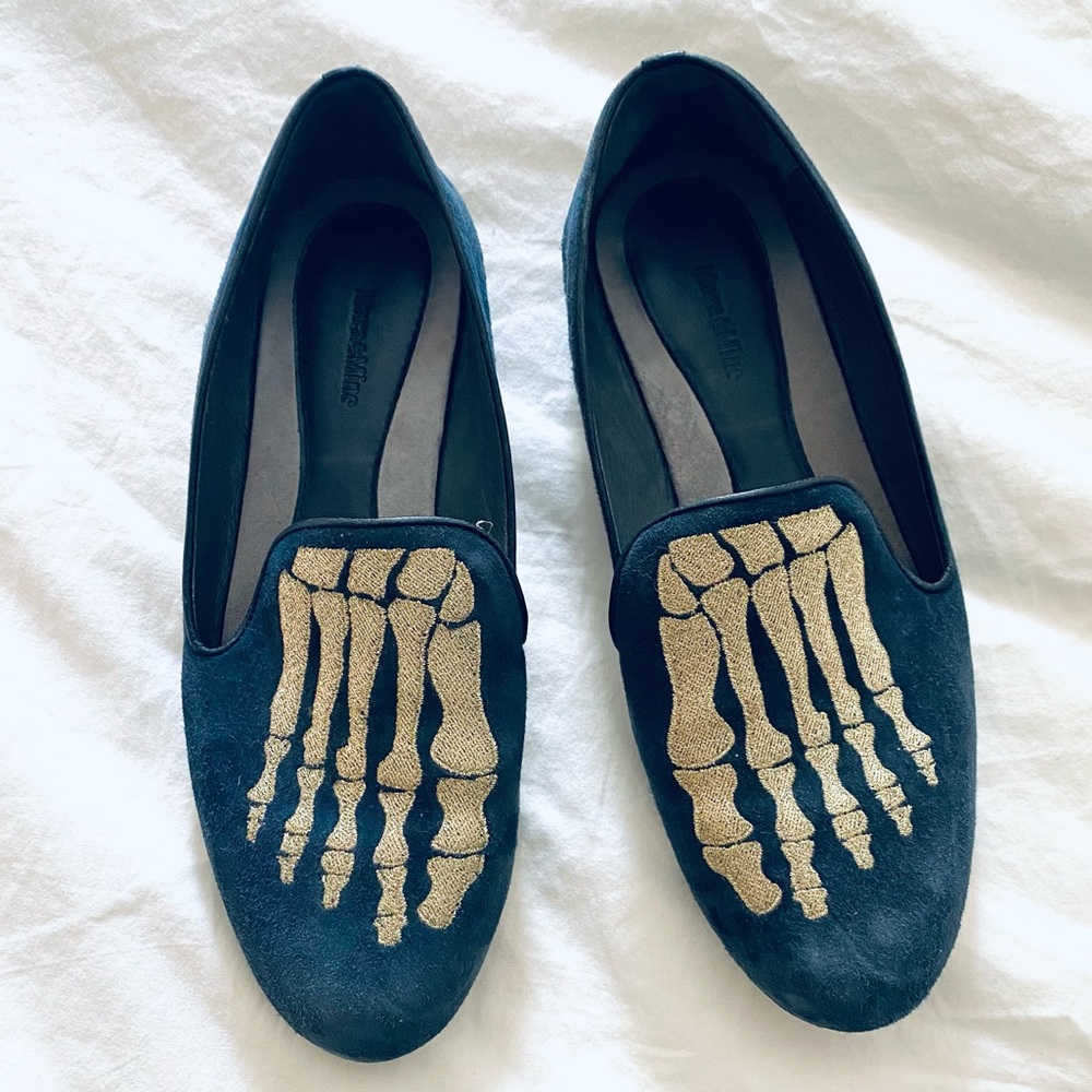 Mara and Mine navy skeleton shoes